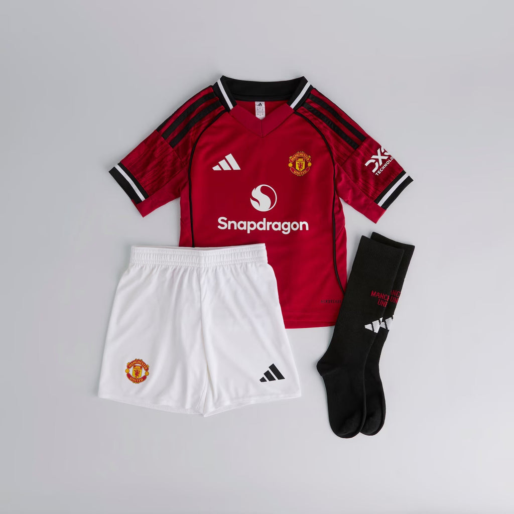 Manchester United Home Kit Kids 2025/26