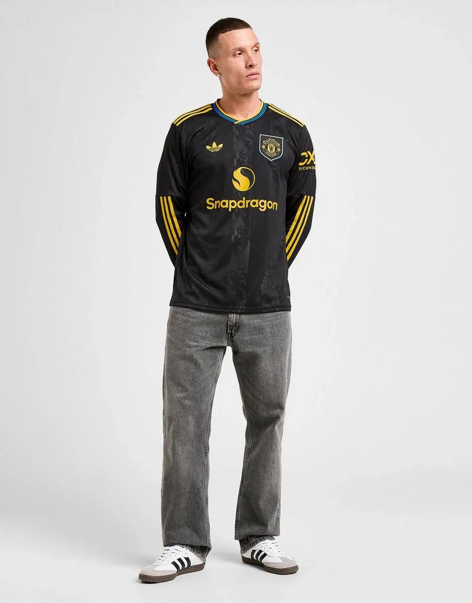 Maillot de foot manches longues domicile Manchester United 2025/26