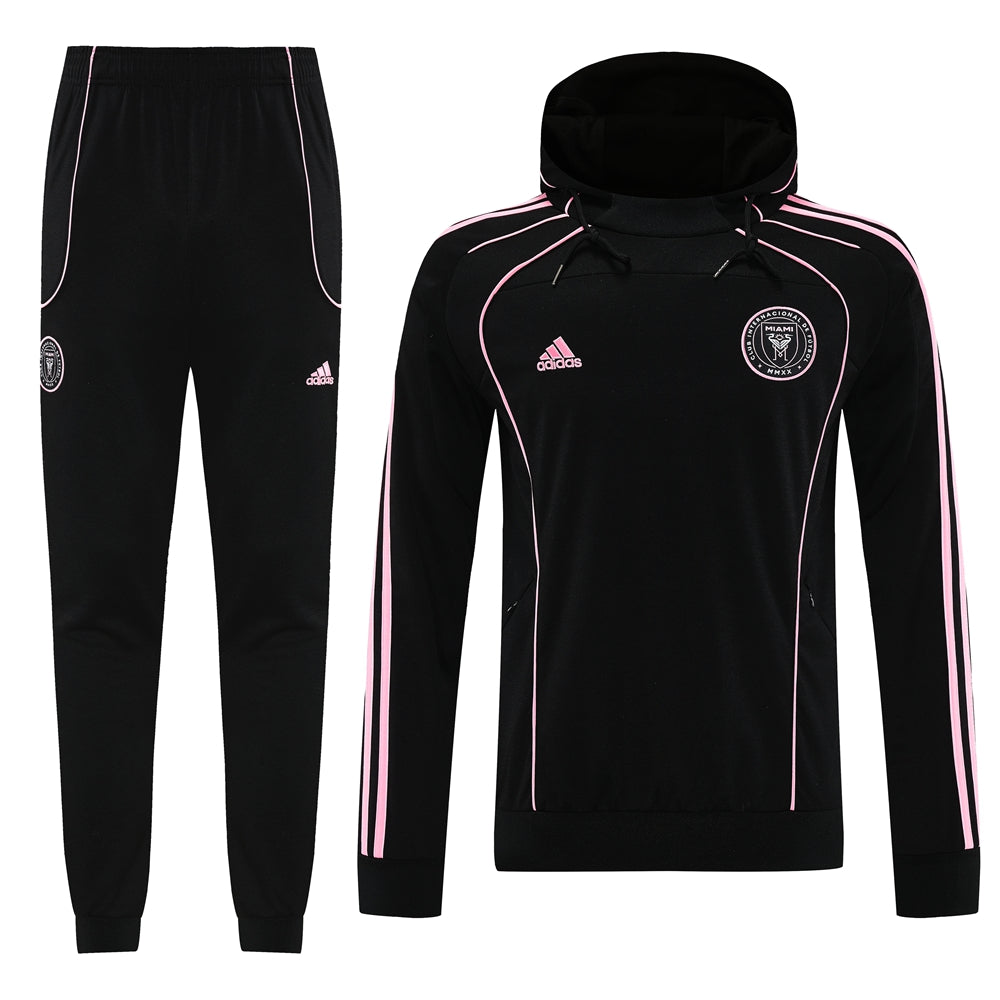 INTER Miami Hoodie JACKET SUIT BLACK 2025/26