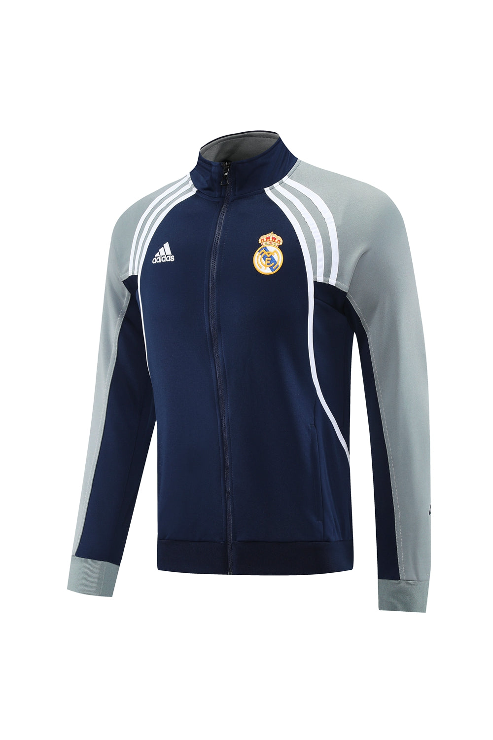 Real Madrid Pre Match Navy-Grey Jacket Suit