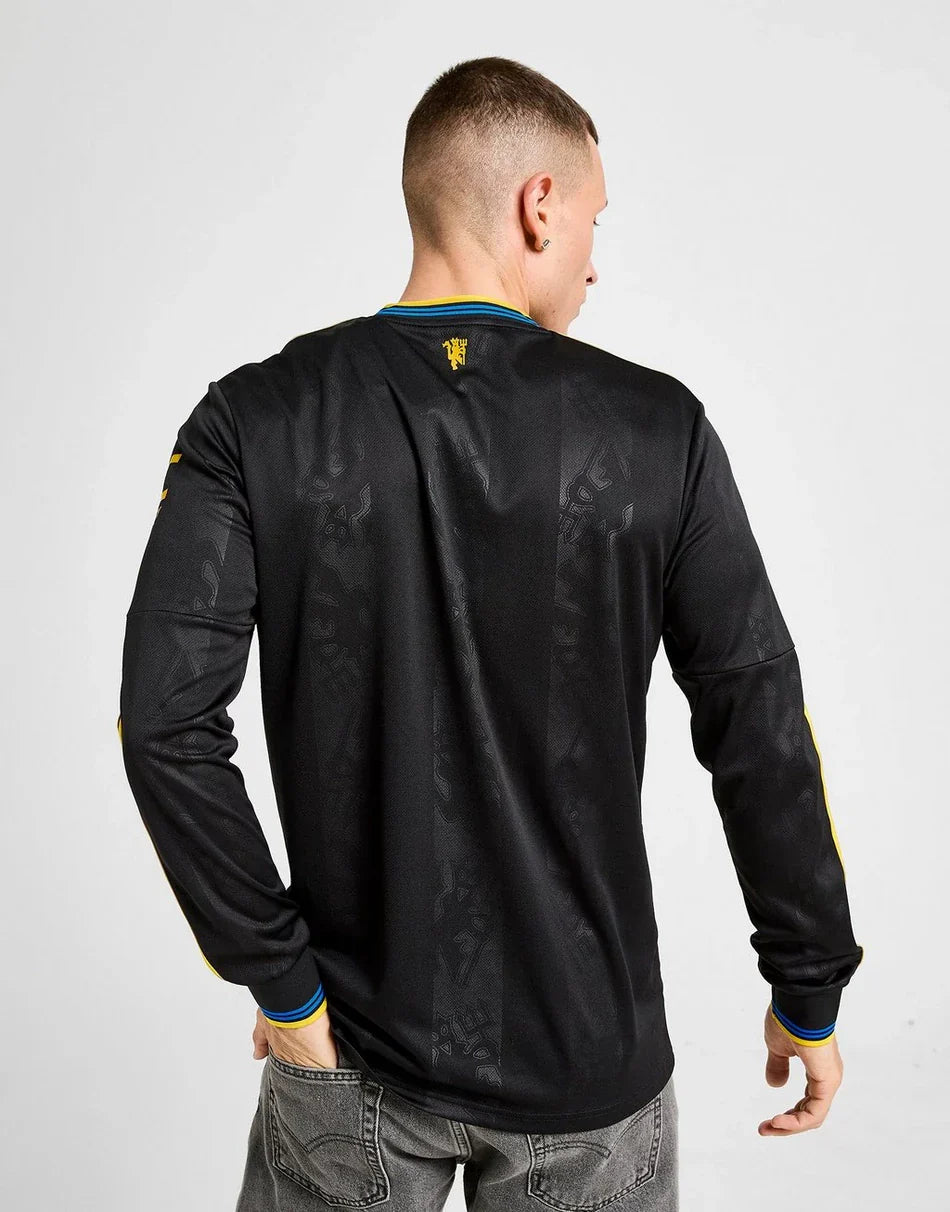 Maillot de foot manches longues domicile Manchester United 2025/26