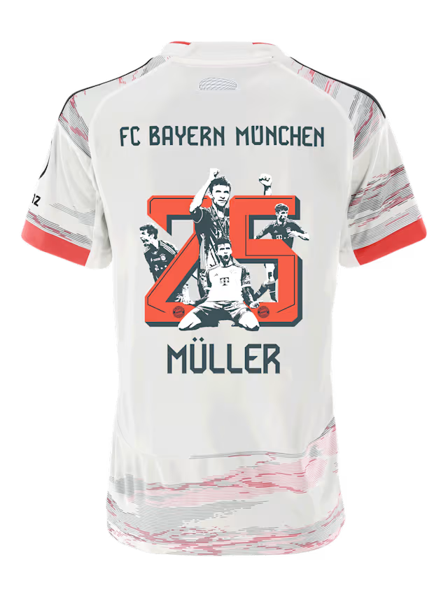 Bayern Munich Away  MULLER Jersey 2025/26