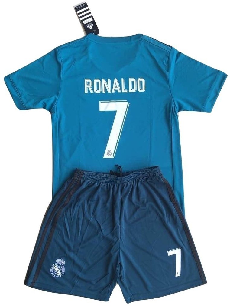 Real Madrid Third Classic 2017/18 with Ronaldo 7 Kids Kit