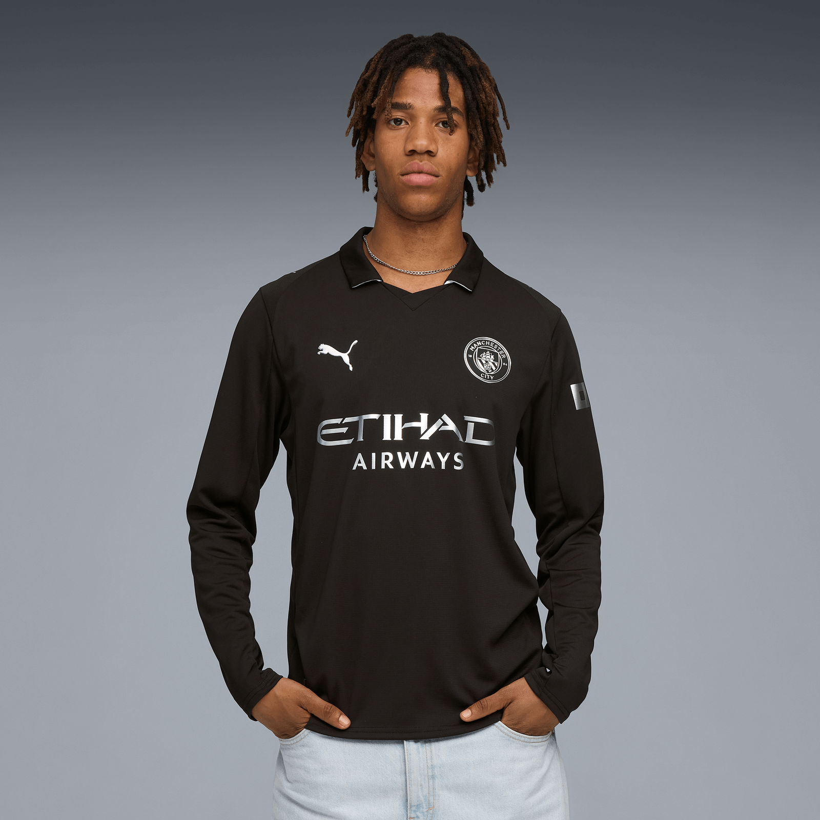Maillot manches longues extérieur Manchester City 2025/26