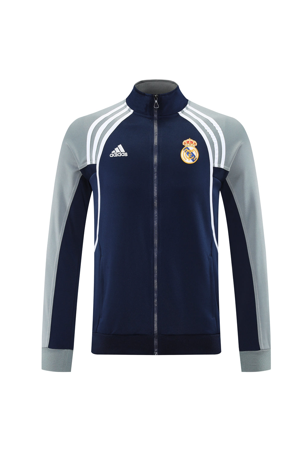 Real Madrid Pre Match Navy-Grey Jacket Suit