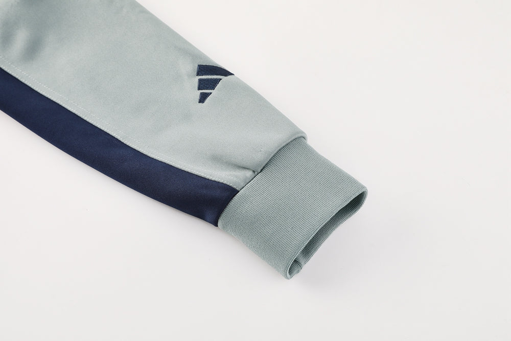 Real Madrid Pre Match Navy-Grey Jacket Suit