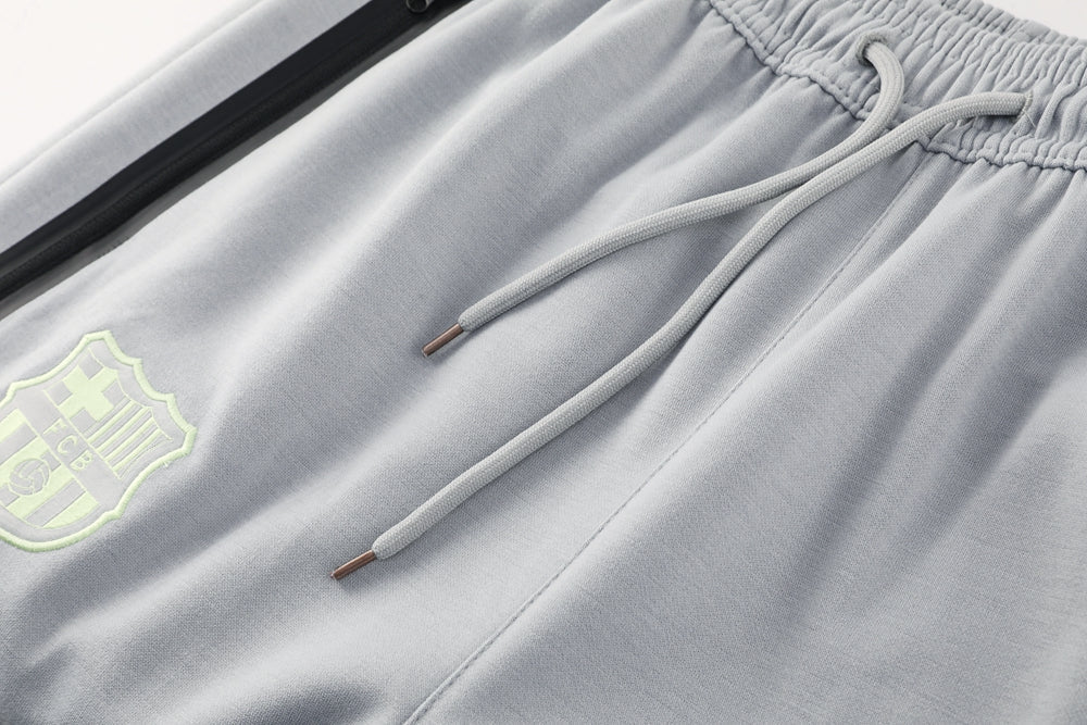 Barcelona Grey Hoodie Jacket Suit 2025