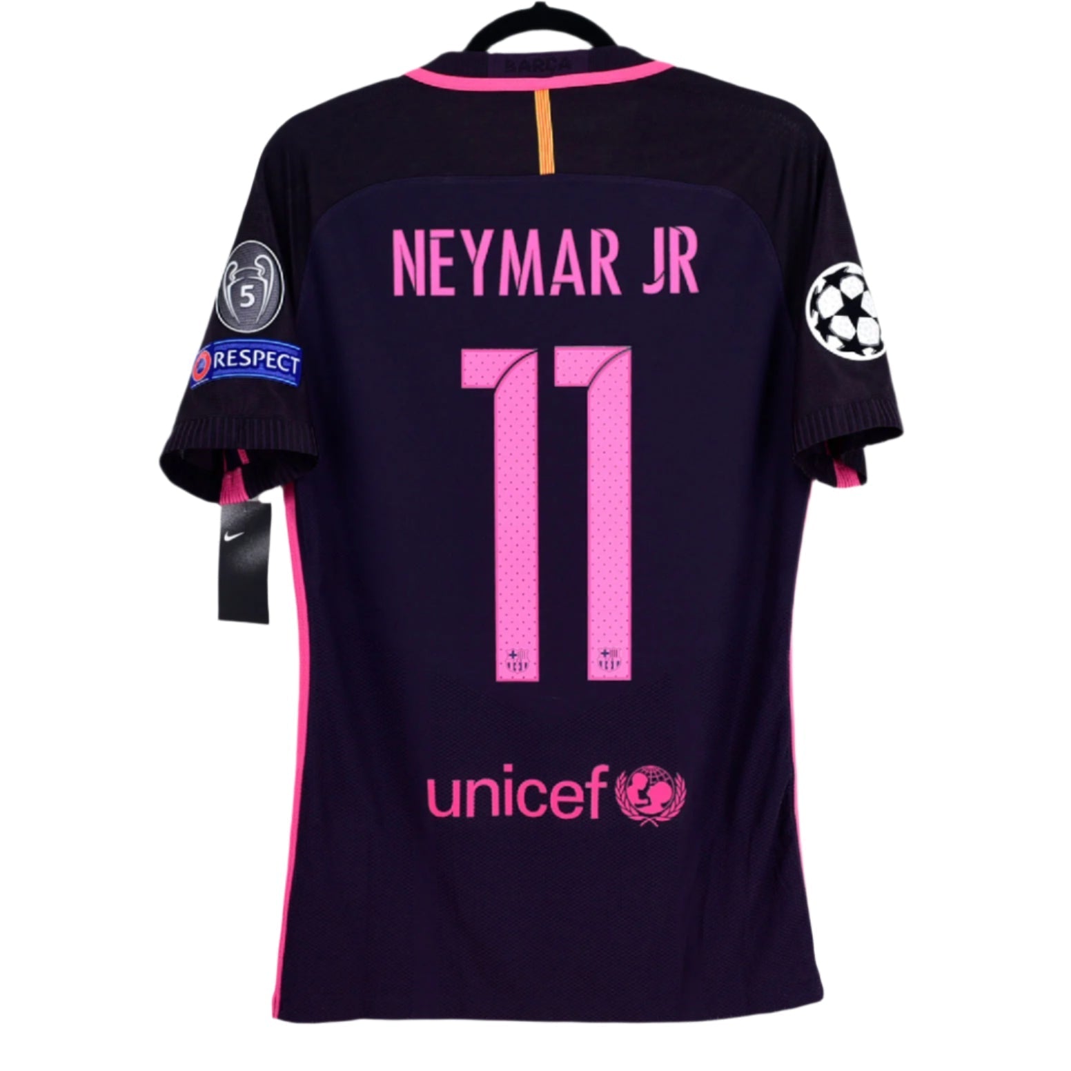 Maillot Barcelone Classique 2016 avec NEYMAR 11 et badges