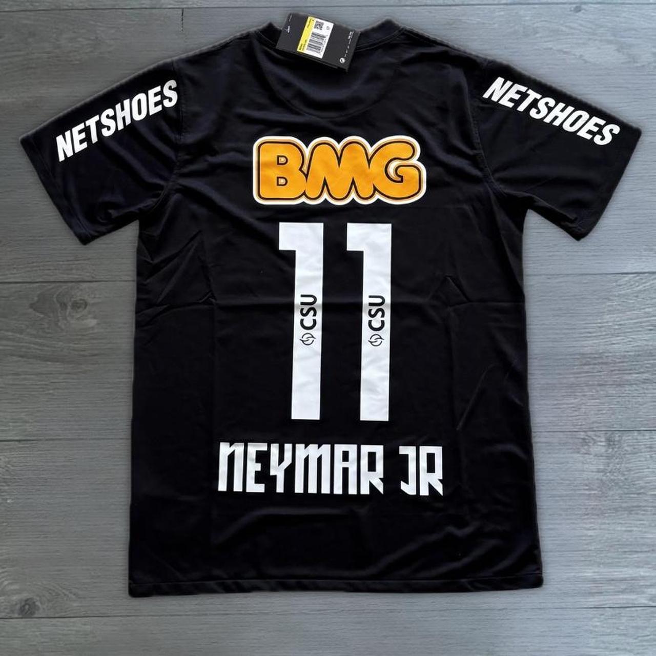 Maillot Classique Santos Extérieur Noir Neymar Jr 11 2011/12