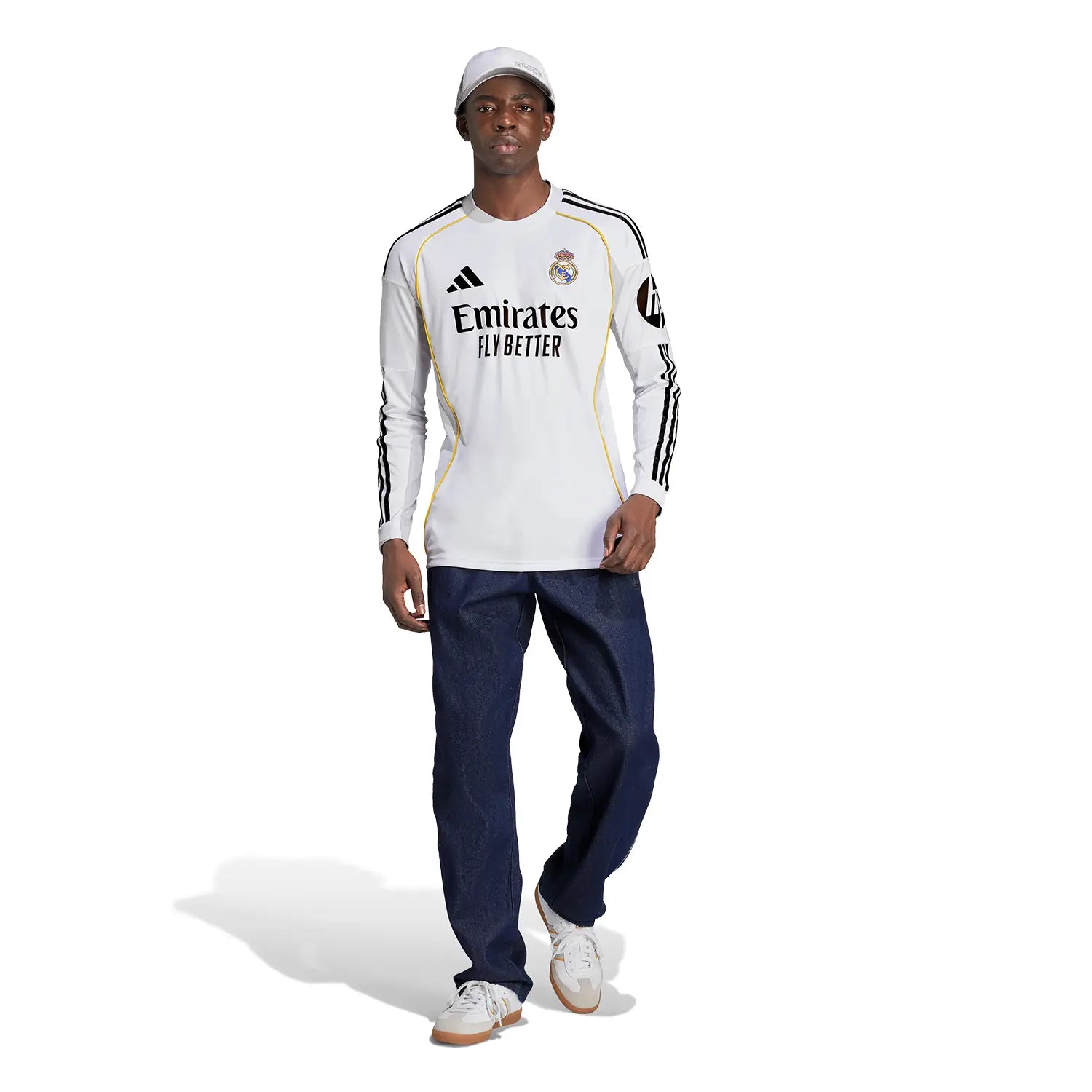 Real Madrid Home Long Sleeve Jersey 2025/26