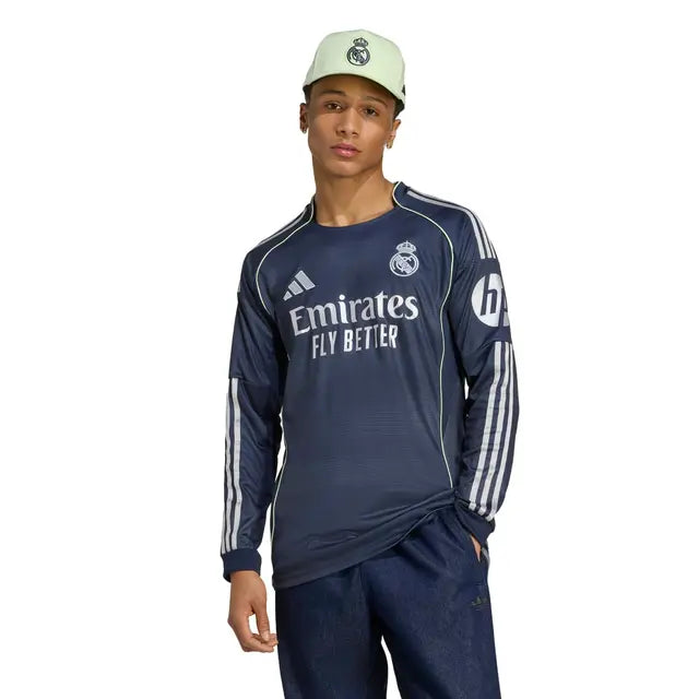 Real Madrid Away Long Sleeve Jersey 2025/26