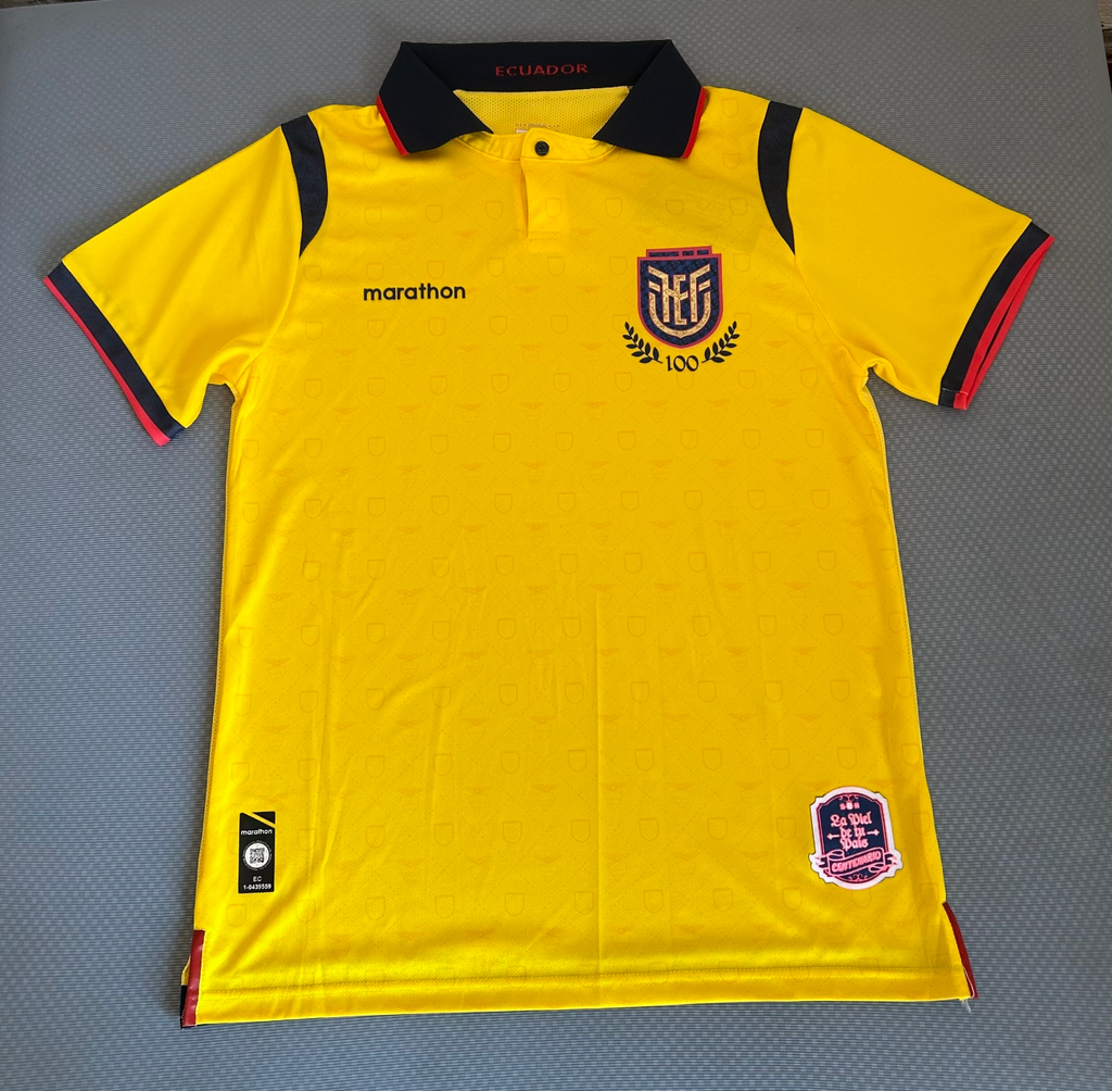 Maillot domicile de l'Équateur pour la Coupe du Monde 2026