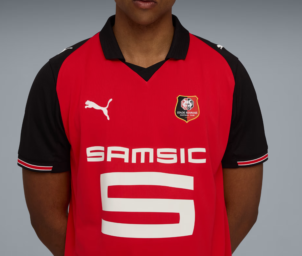 Maillot Domicile du Stade Rennais 2025/26