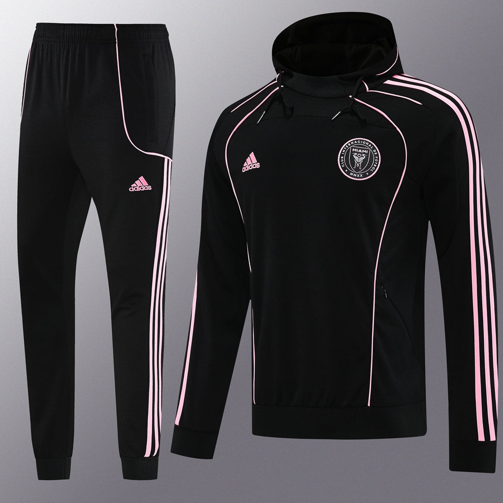 INTER Miami Hoodie JACKET SUIT BLACK 2025/26