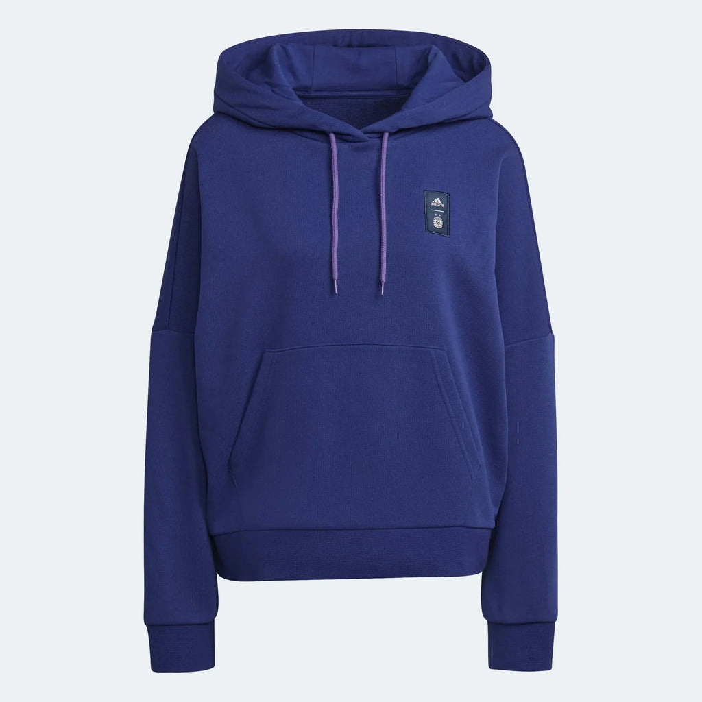 Argentina 2022-23 Women's 3 Stripe Hoody Legacy Indigo