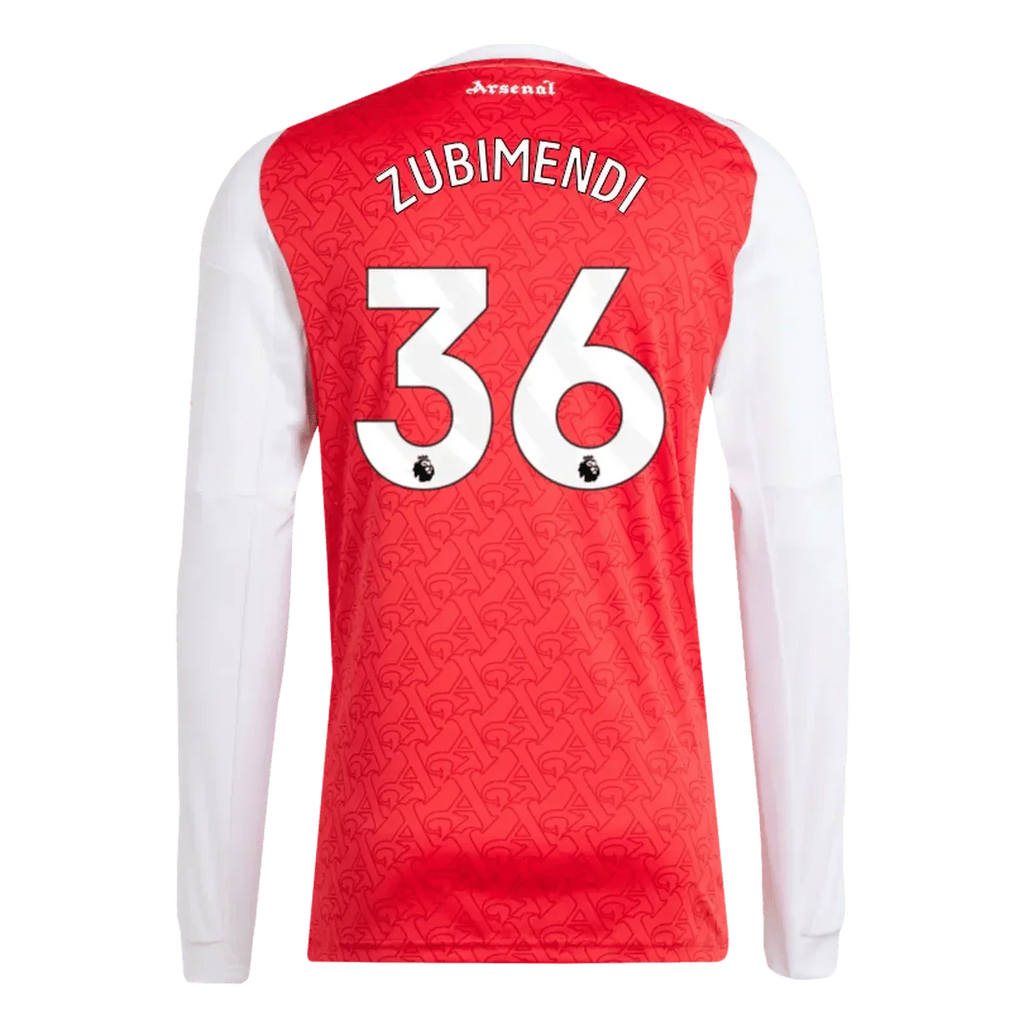 Arsenal 2025-26 Men's Stadium Home Long-Sleeve Soccer Jersey