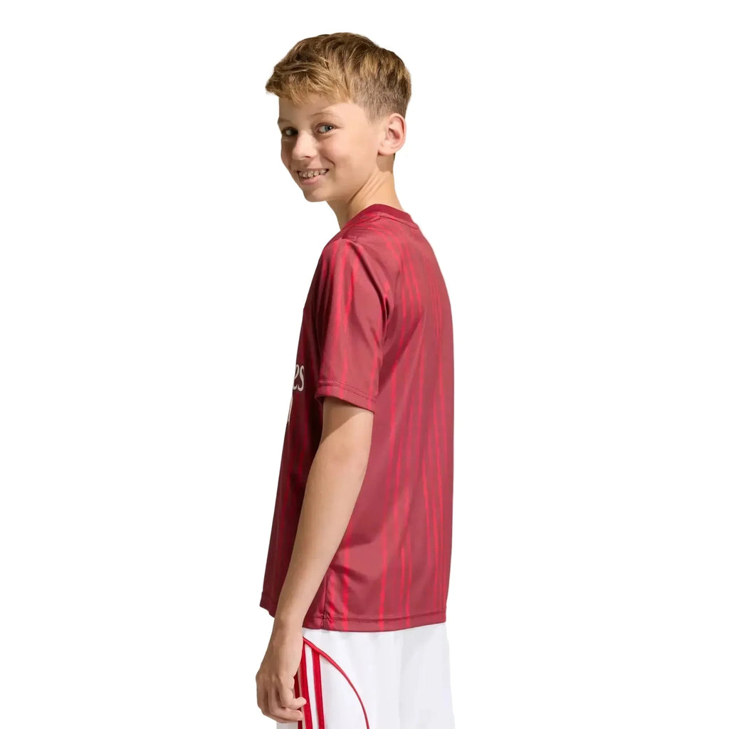 Arsenal 2025-26 Youth Pre-Match Soccer Jersey