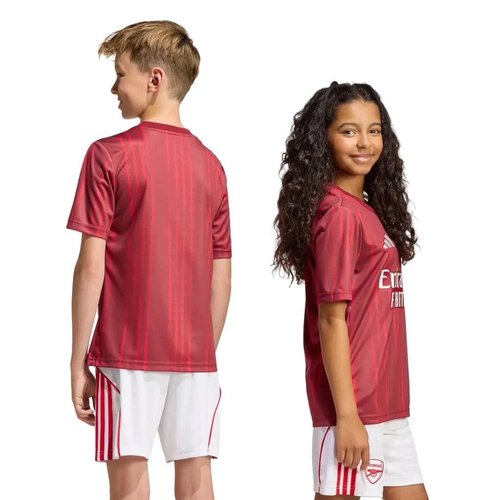 Arsenal 2025-26 Youth Pre-Match Soccer Jersey