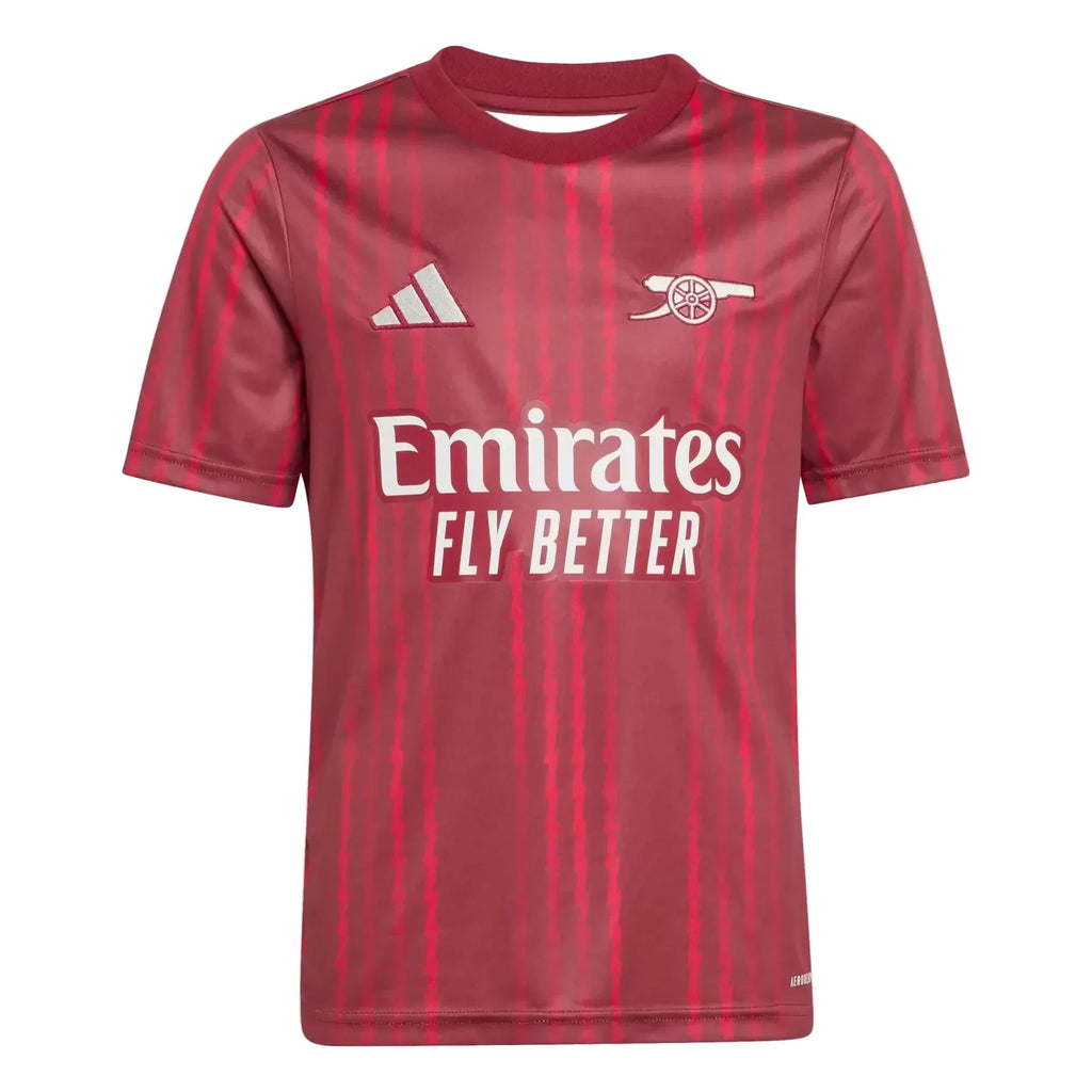 Arsenal 2025-26 Youth Pre-Match Soccer Jersey