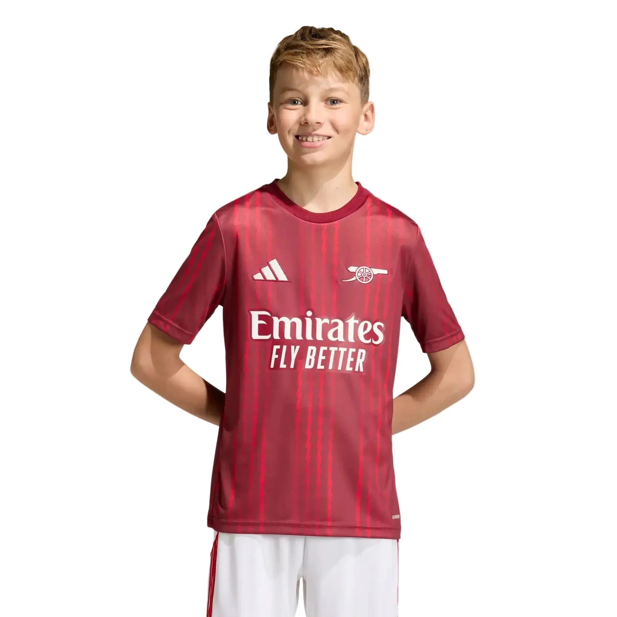 Arsenal 2025-26 Youth Pre-Match Soccer Jersey