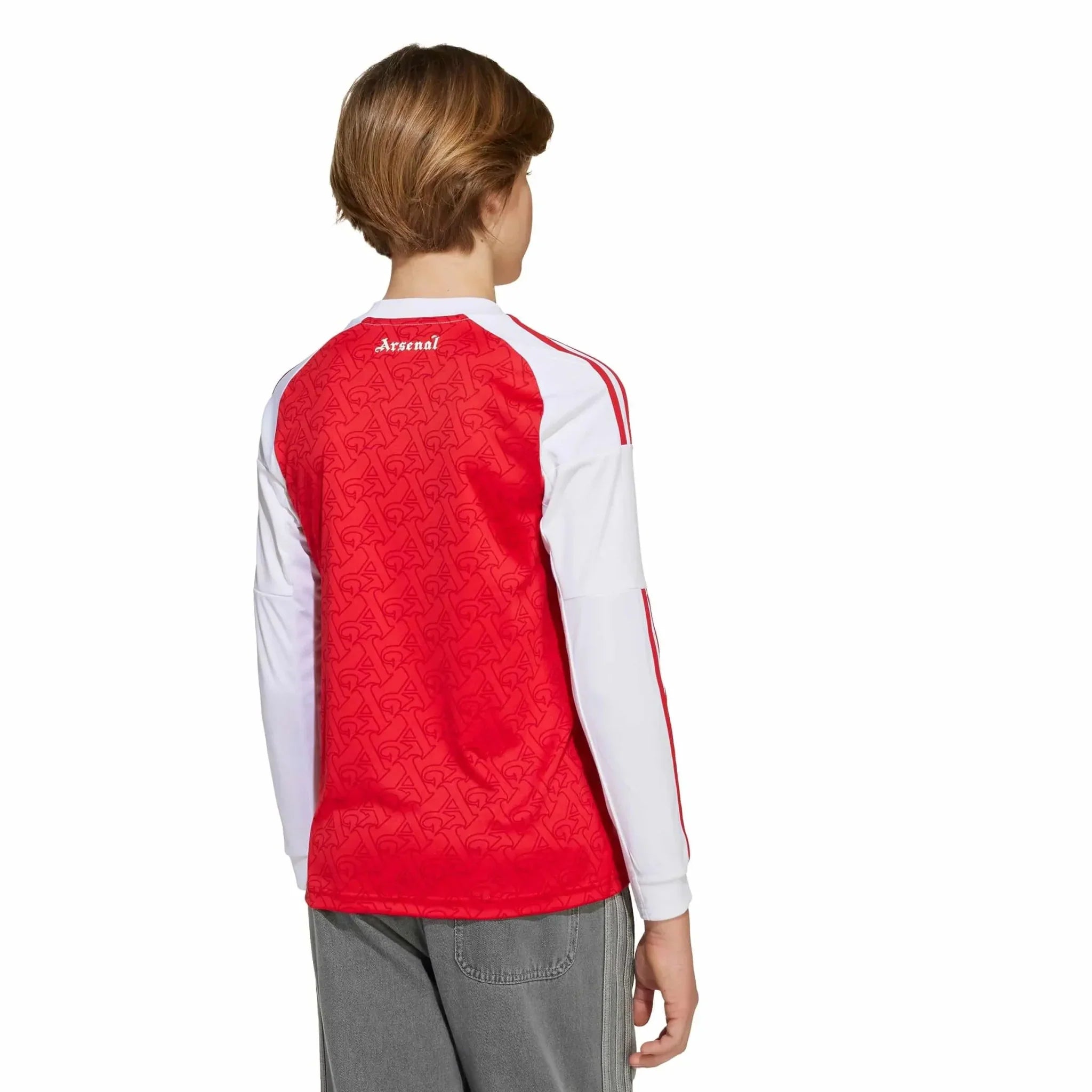 Arsenal 2025-26 Youth Stadium Home Long-Sleeve Soccer Jersey