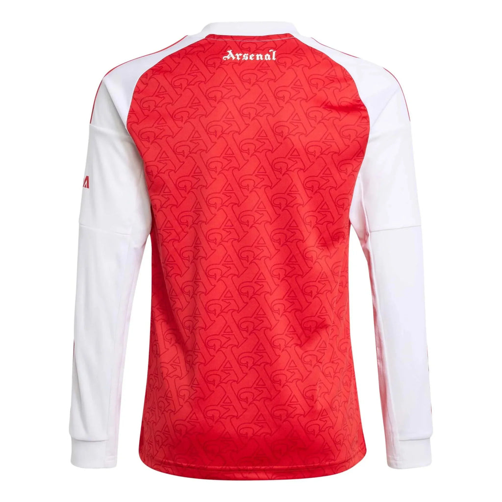 Arsenal 2025-26 Youth Stadium Home Long-Sleeve Soccer Jersey
