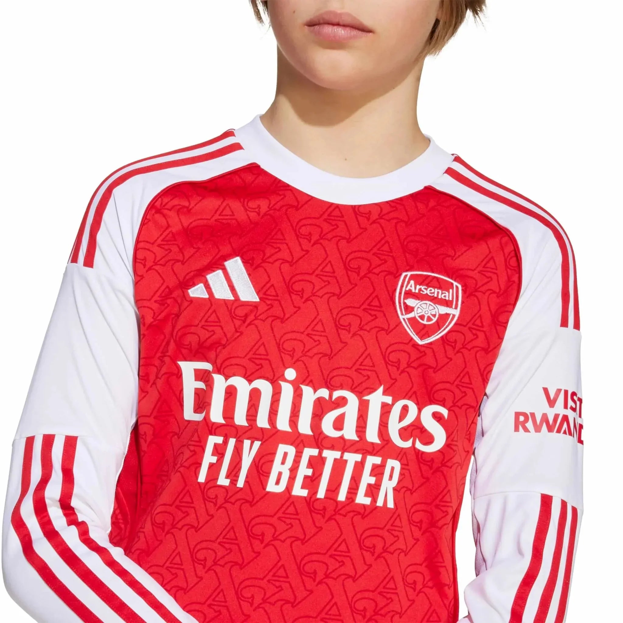 Arsenal 2025-26 Youth Stadium Home Long-Sleeve Soccer Jersey