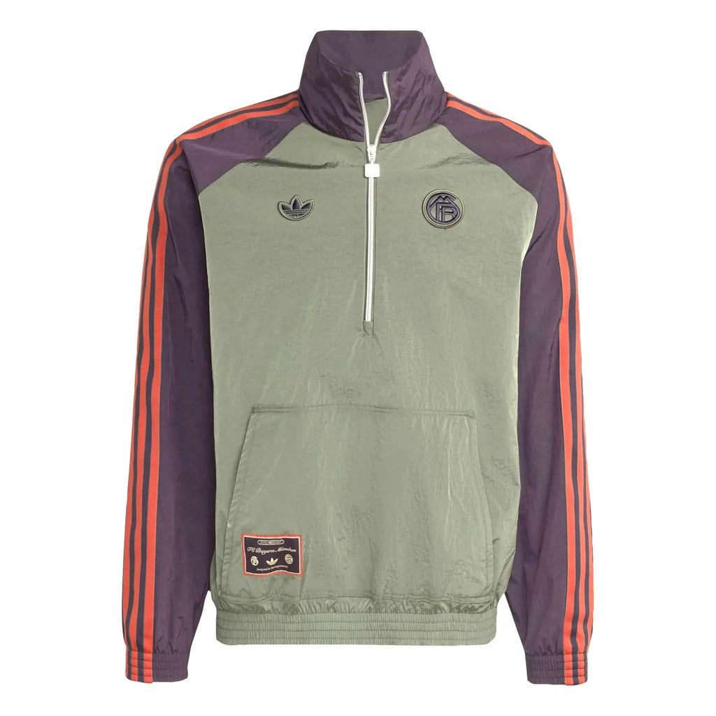 Bayern Munich 2025-26 Men's Icon Half-Zip Jacket
