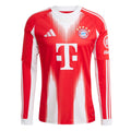 Bayern Munich 2025-26 Men's Stadium Home Long-Sleeve Soccer Jersey
