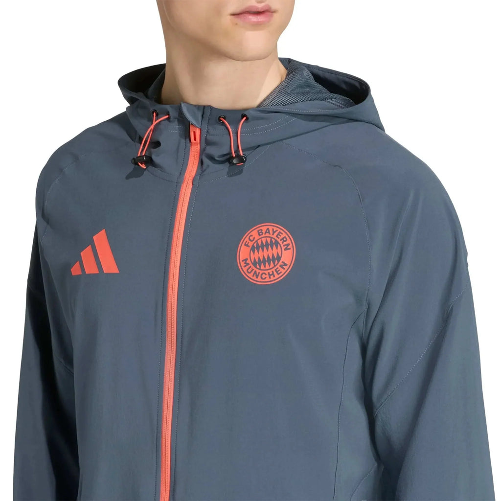 Bayern Munich 2025-26 Men's Tiro 25 Competition Vis Tech Travel Jacket