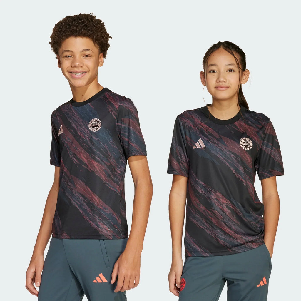Bayern Munich 2025-26 Youth Pre-Match Soccer Jersey