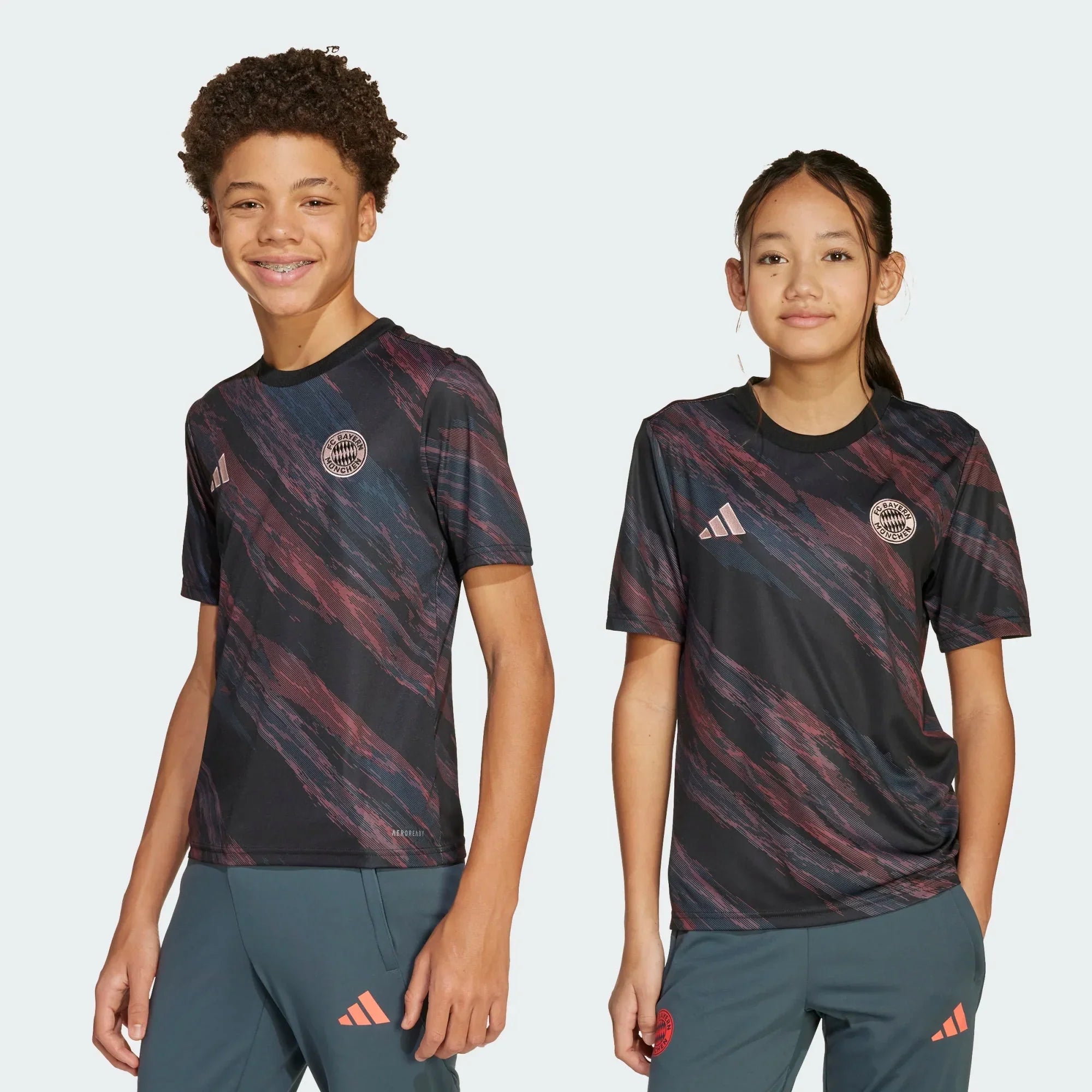 Bayern Munich 2025-26 Youth Pre-Match Soccer Jersey