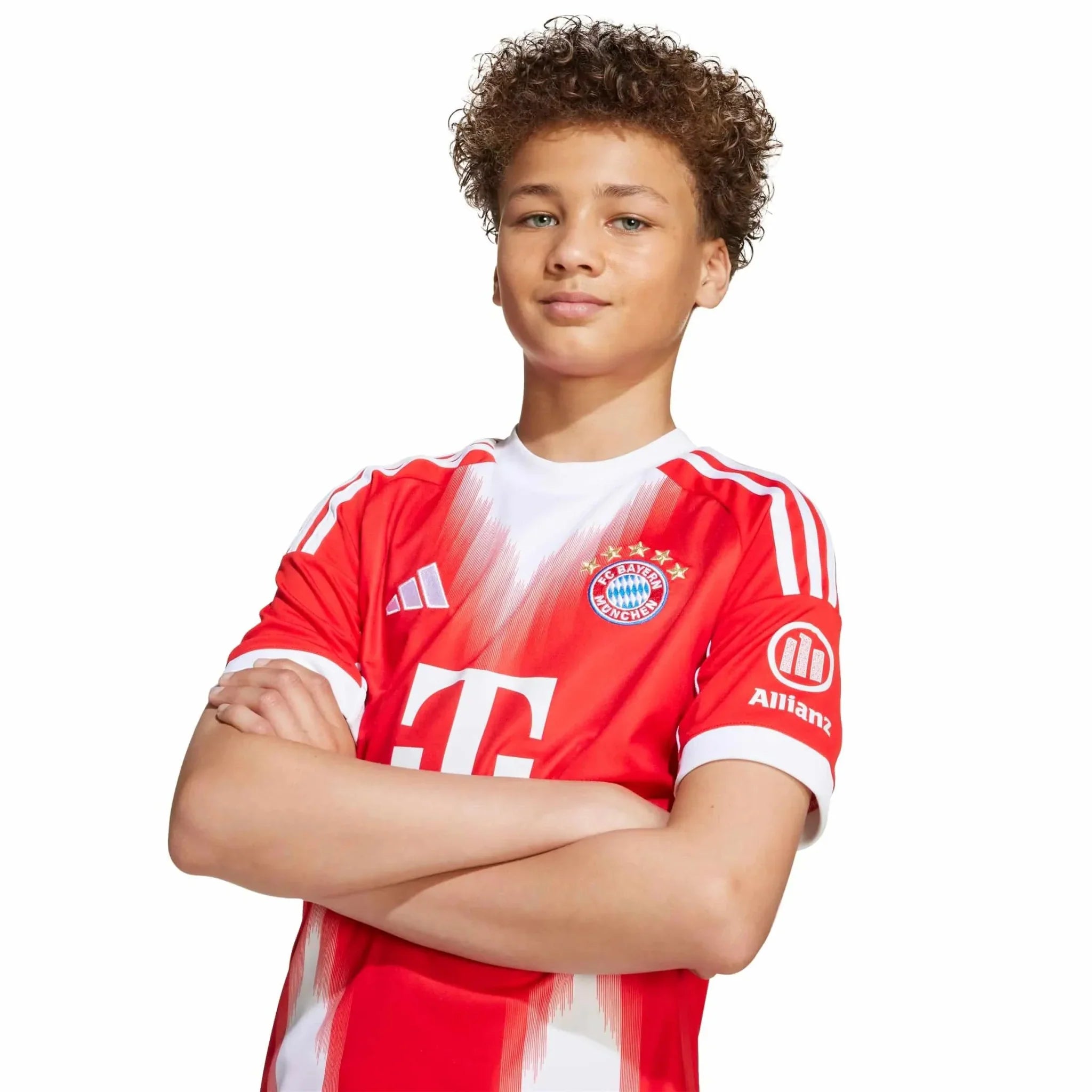 Bayern Munich 2025-26 Youth Stadium Home Soccer Jersey