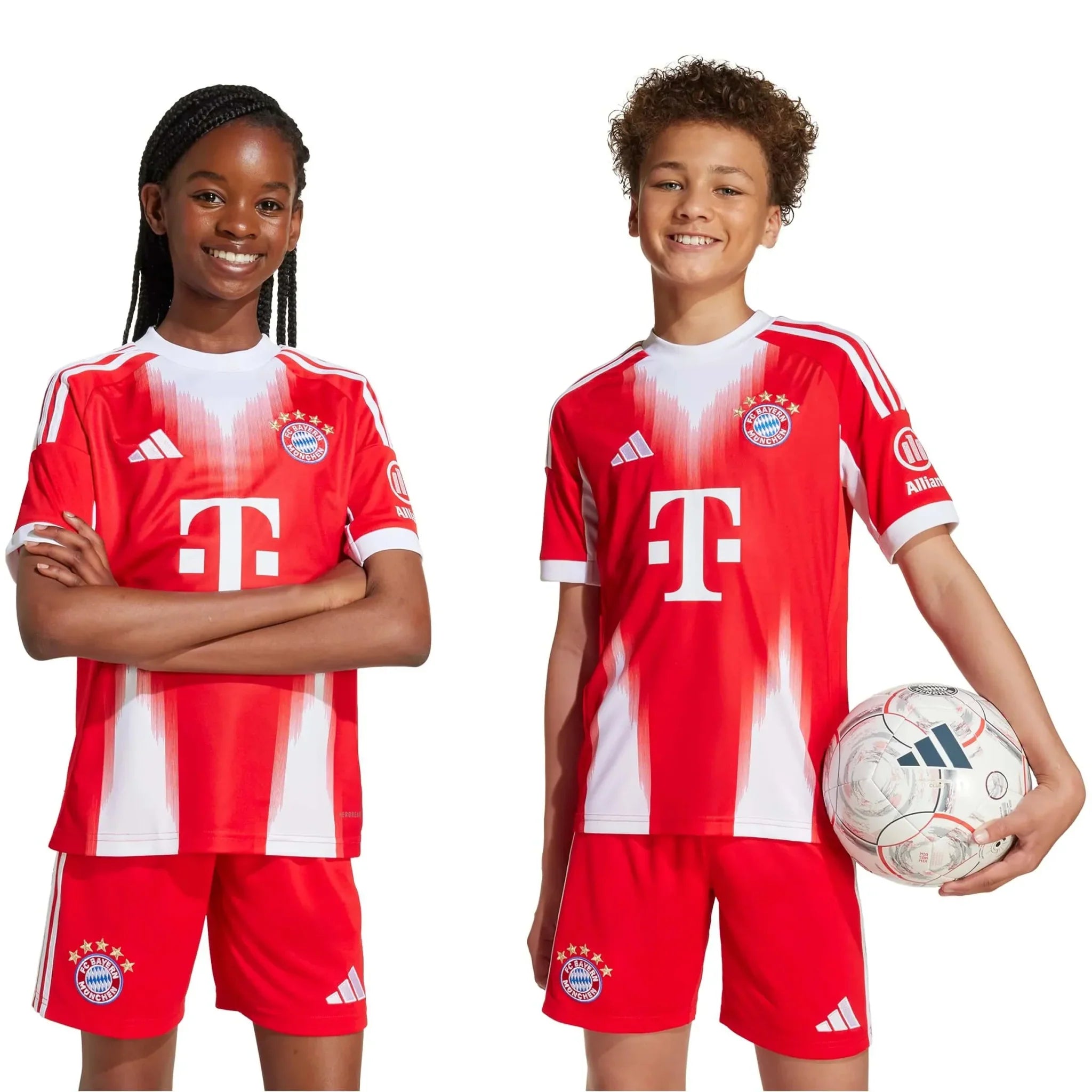 Bayern Munich 2025-26 Youth Stadium Home Soccer Jersey