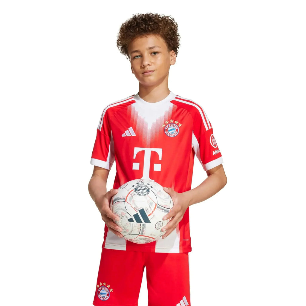 Bayern Munich 2025-26 Youth Stadium Home Soccer Jersey