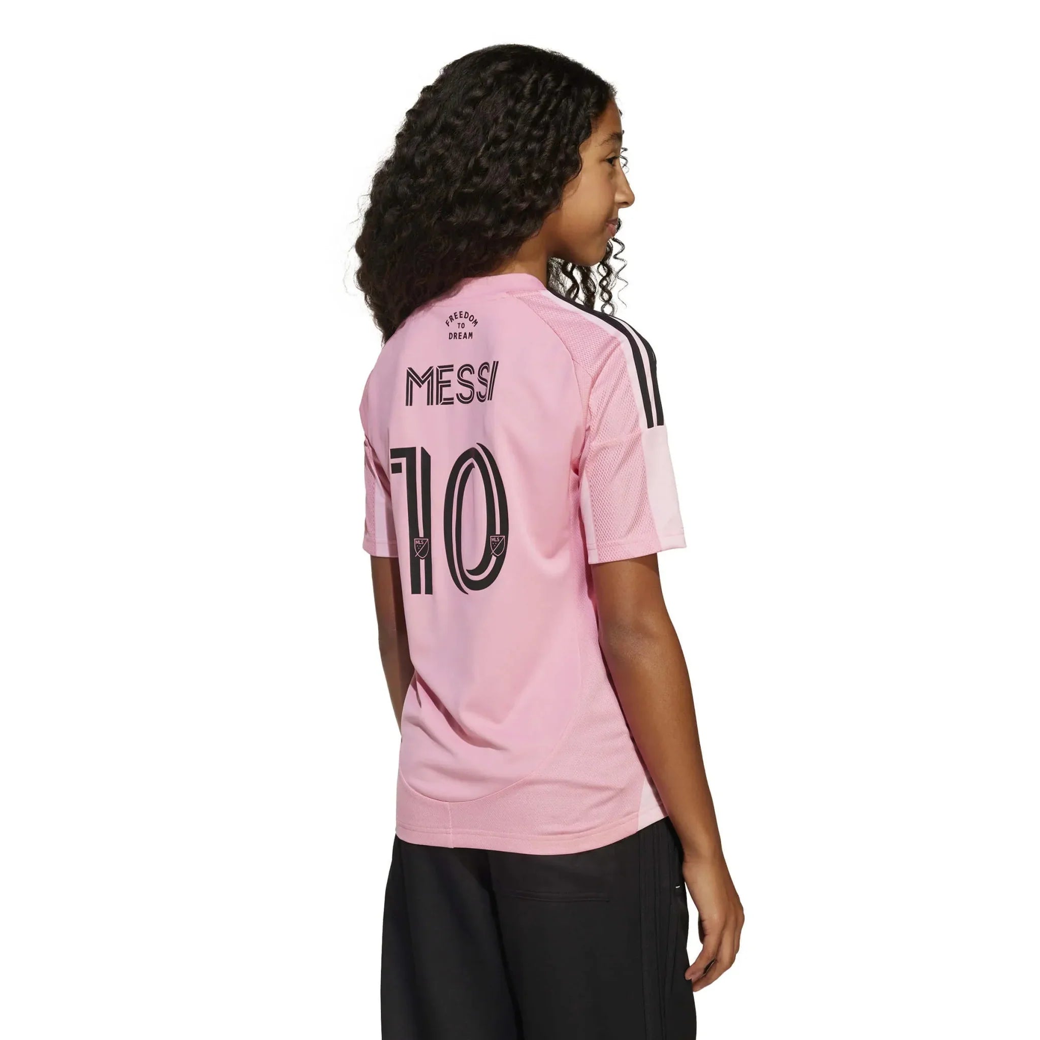 Inter Miami 2025-26 Youth Messi #10 Stadium Home Soccer Jersey