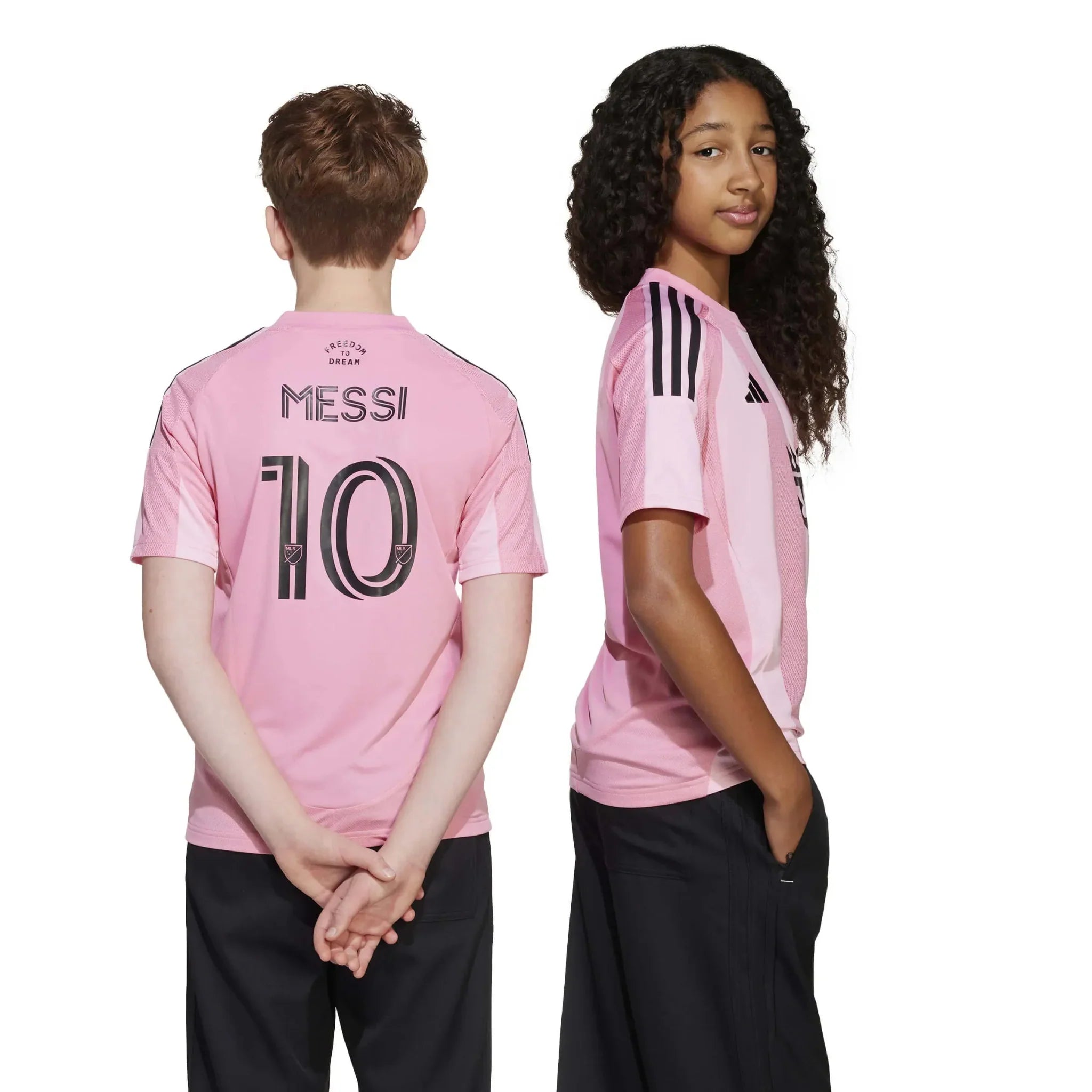 Inter Miami 2025-26 Youth Messi #10 Stadium Home Soccer Jersey