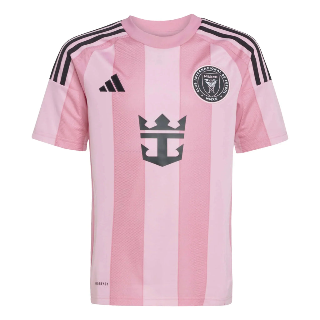 Inter Miami 2025-26 Youth Stadium Home Soccer Jersey