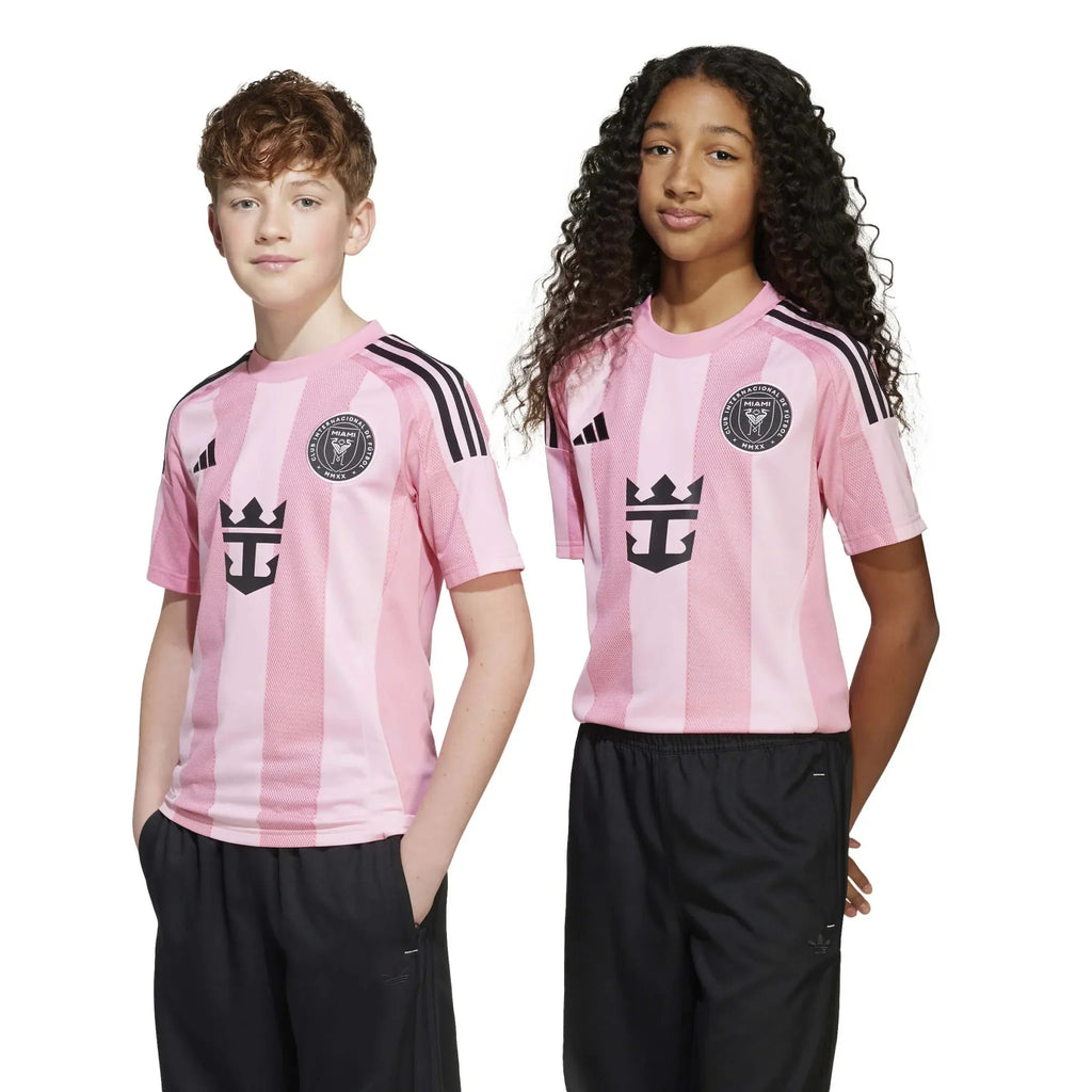 Inter Miami 2025-26 Youth Stadium Home Soccer Jersey