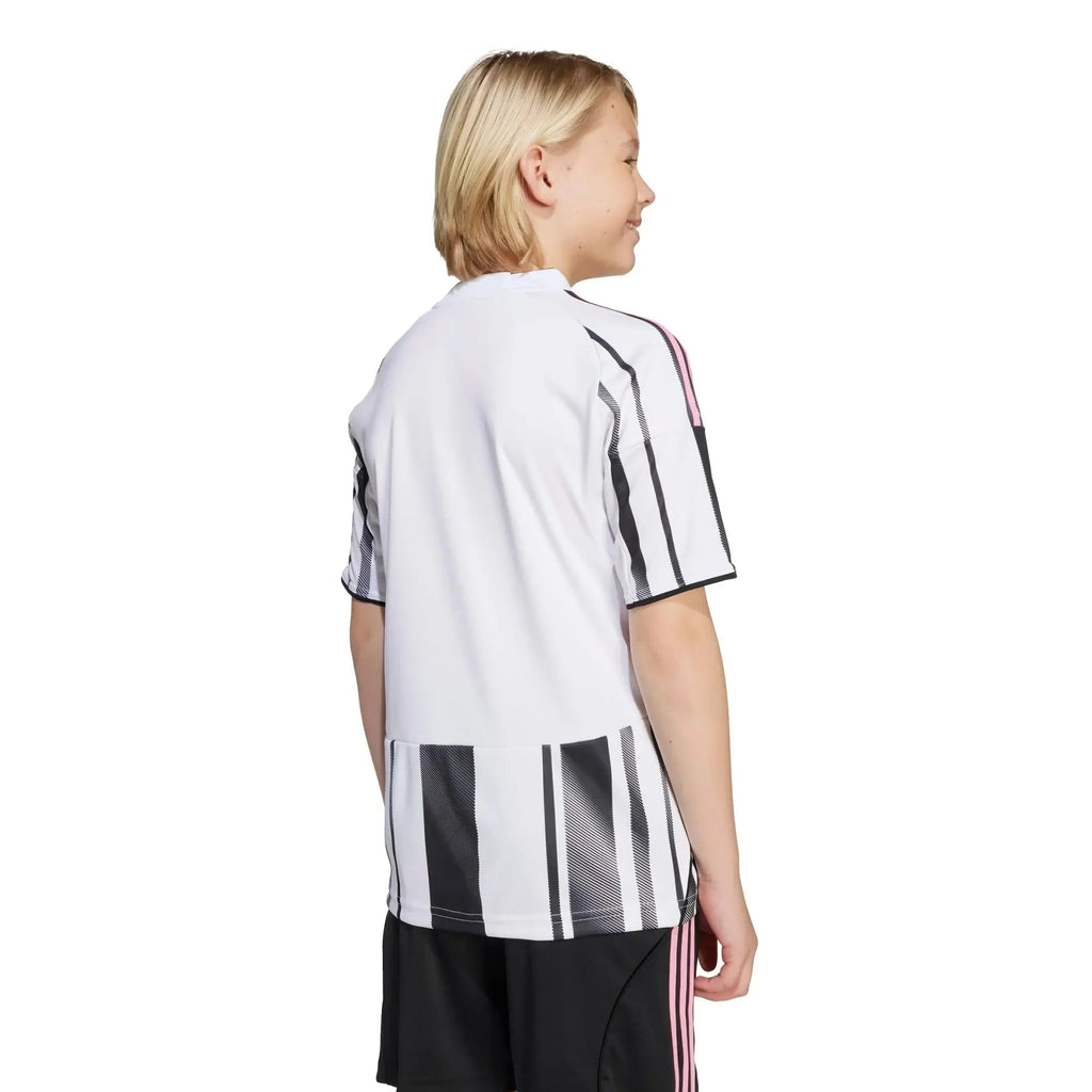 Juventus 2025-26 Youth Stadium Home Soccer Jersey