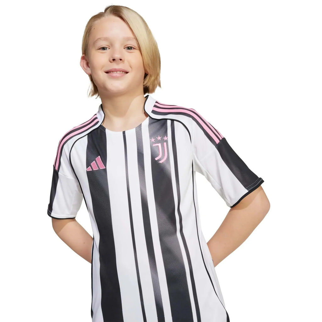 Juventus 2025-26 Youth Stadium Home Soccer Jersey