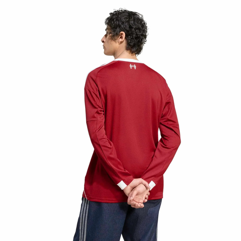 Liverpool 2025-26 Men's Stadium Home Long-Sleeve Soccer Jersey