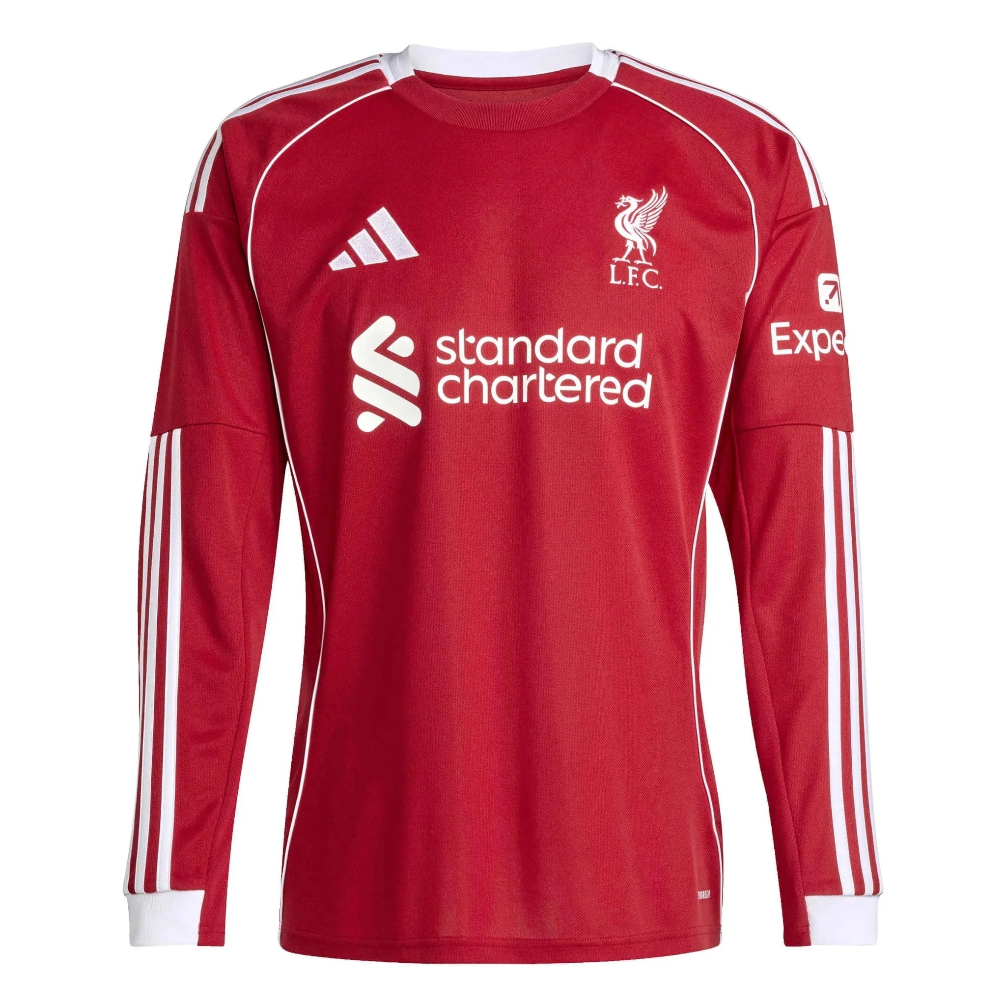 Liverpool 2025-26 Men's Stadium Home Long-Sleeve Soccer Jersey