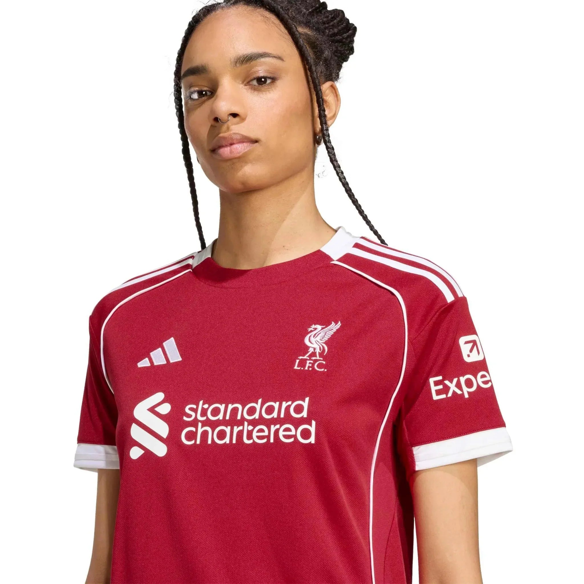 Liverpool 2025-26 Women's Stadium Home Soccer Jersey