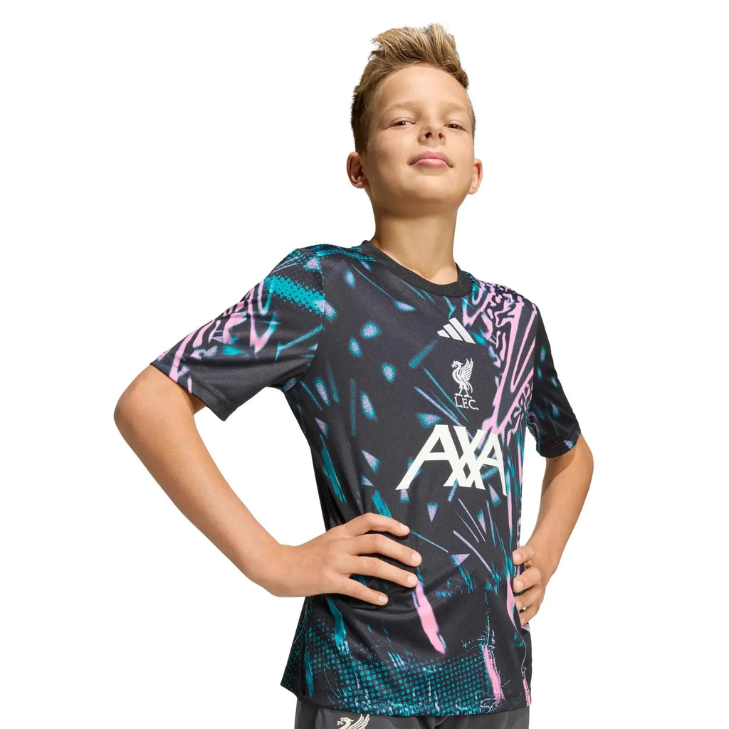 Liverpool 2025-26 Youth Pre-Match Soccer Jersey