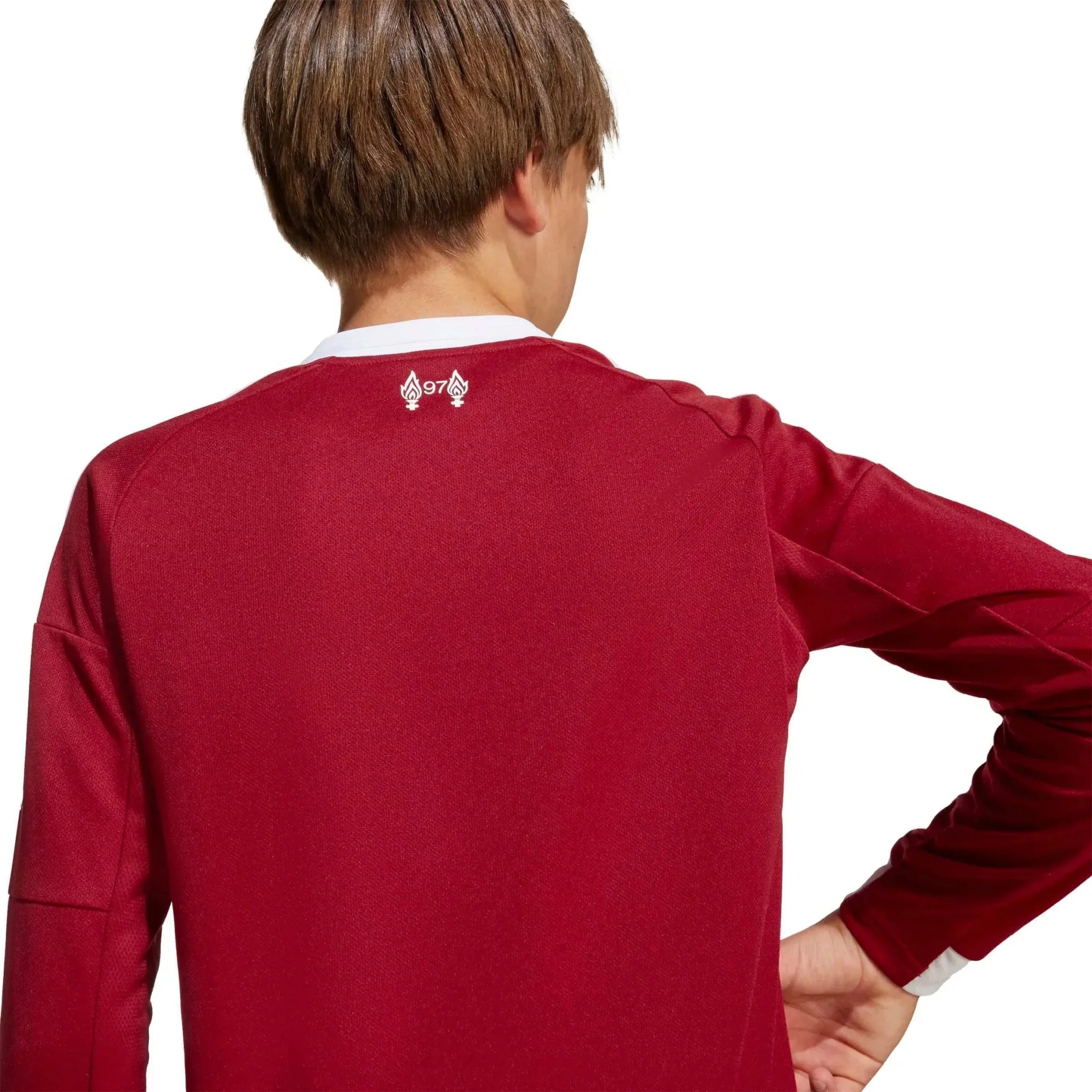 Liverpool 2025-26 Youth Stadium Home Long-Sleeve Soccer Jersey