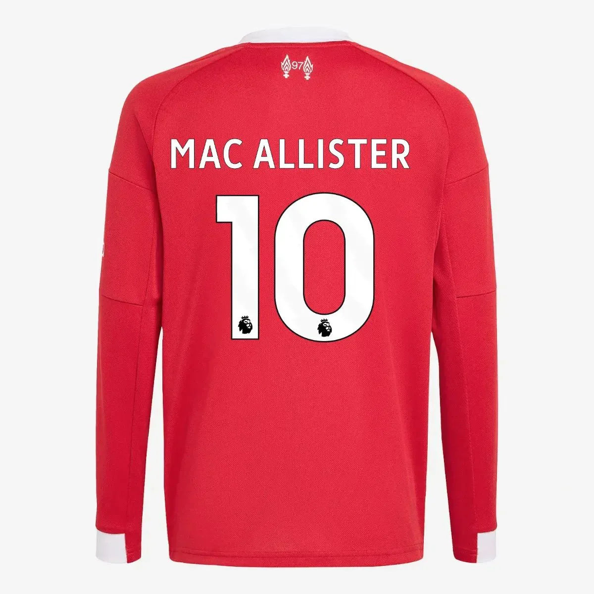 Liverpool 2025-26 Youth Stadium Home Long-Sleeve Soccer Jersey