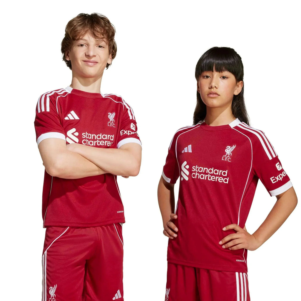 Liverpool 2025-26 Youth Stadium Home Soccer Jersey