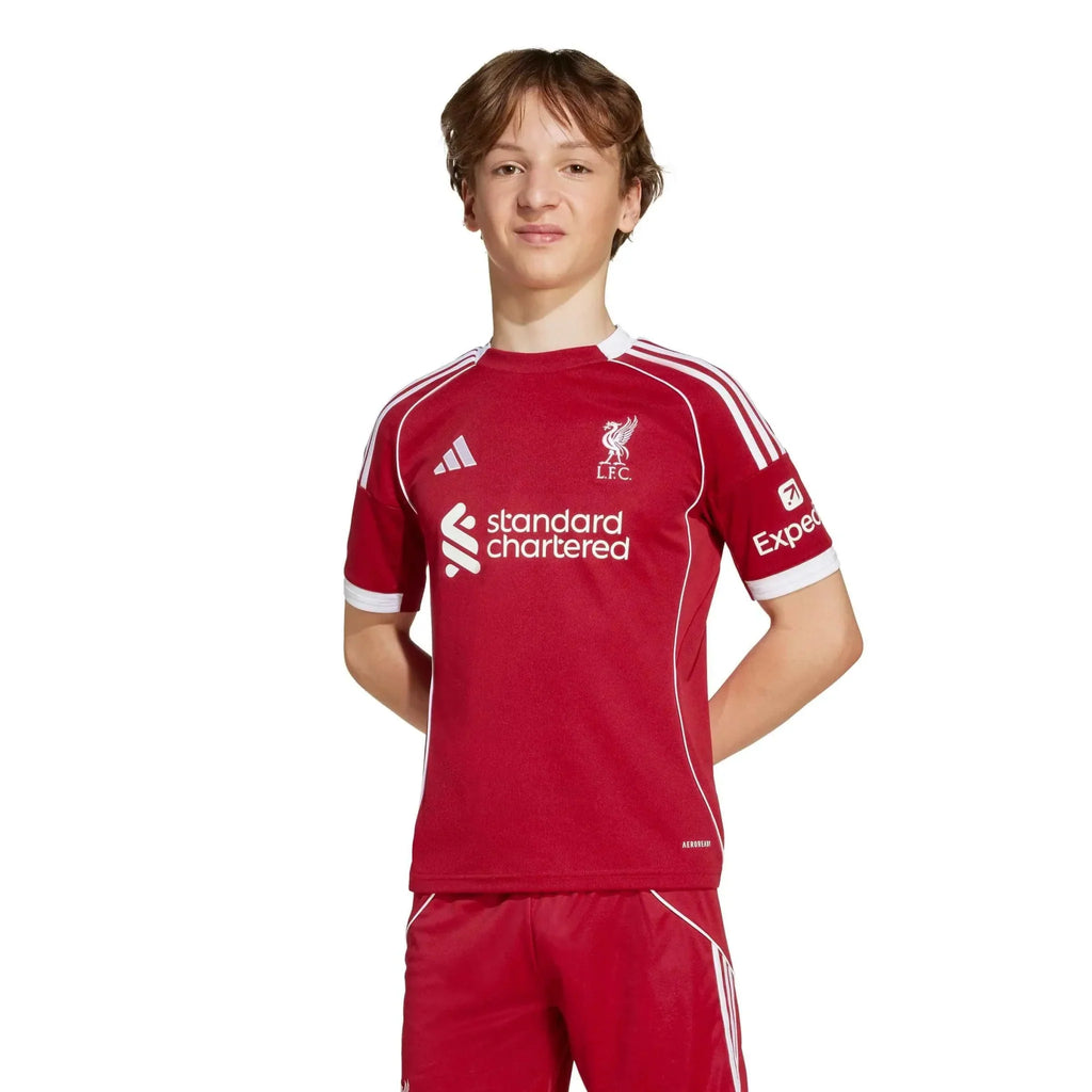 Liverpool 2025-26 Youth Stadium Home Soccer Jersey