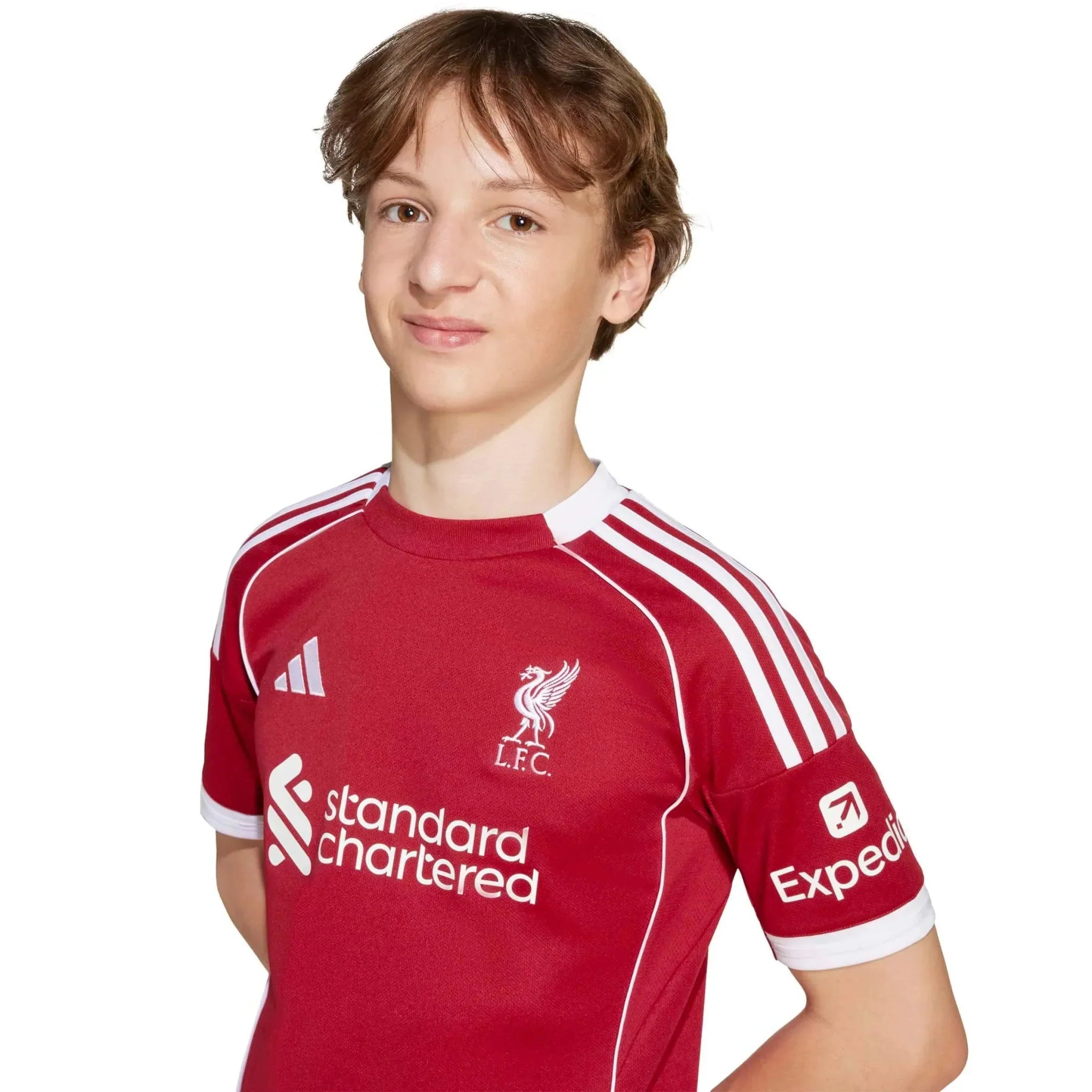 Liverpool 2025-26 Youth Stadium Home Soccer Jersey
